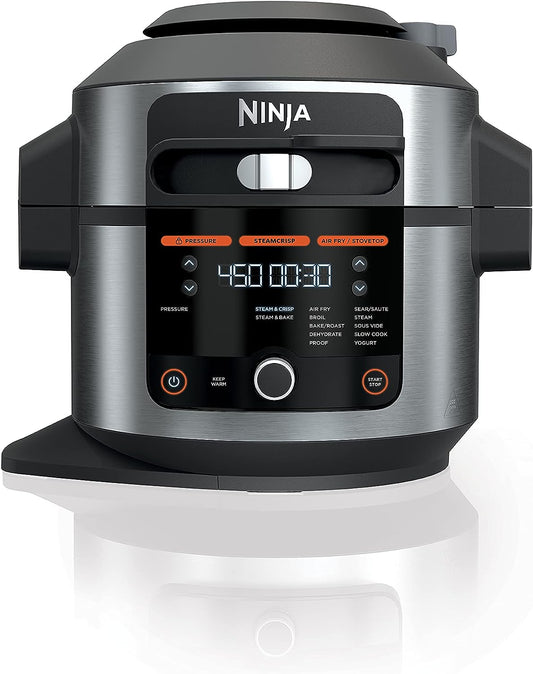 Ninja Foodi OL501- Olla de presión con Air Fryer Foodi SmartLid 14 en 1 de 6.1 L